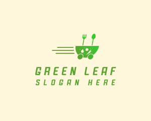 Vegetarian - Fast Vegetarian Food logo design