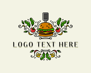 Tomato - Burger Gourmet Cuisine logo design