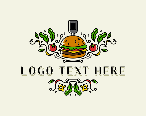 Burger - Burger Gourmet Cuisine logo design