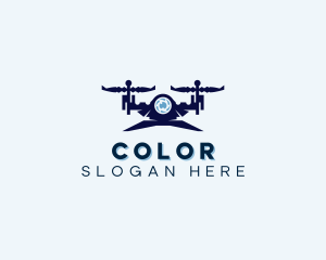 Rotorcraft - Photography Drone Camera logo design