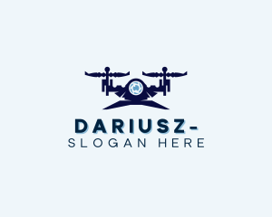 Aerial - Photography Drone Camera logo design