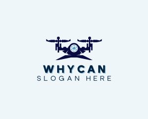 Aerial - Photography Drone Camera logo design