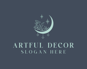 Moon Star Art Studio logo design