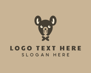 Vlogger - Animal Bear Mic logo design