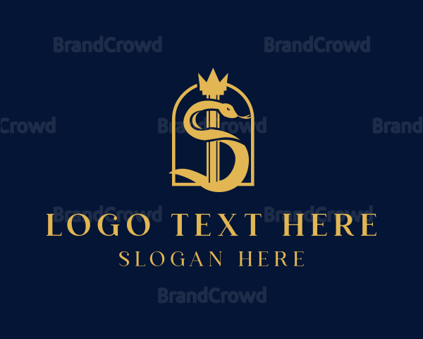 Snake Crown Pillar Logo