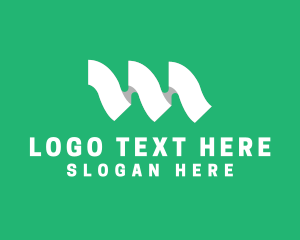 Investment - Marketing Agency Letter M logo design