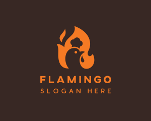 Poultry - Chicken Barbecue Grill logo design