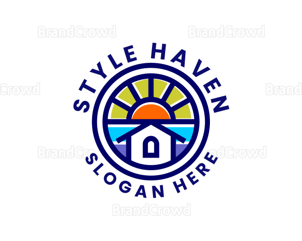 Beach House Sun Logo