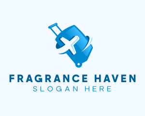 Travel Bag Luggage logo design