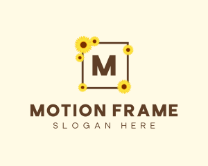 Sunflower Frame Boutique logo design