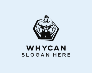 Fit - Muscle Gym Bodybuilder logo design