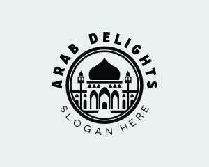 Arab - Islam Mosque Architecture logo design