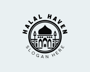 Islam Mosque Architecture logo design