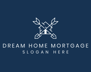 Mortgage - Arrow Real Estate Mortgage logo design