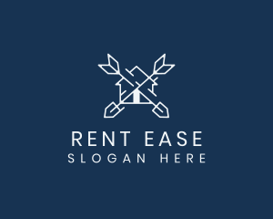 Arrow Real Estate Mortgage logo design