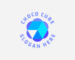 3D Cube Software Company logo design