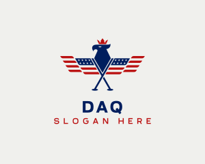 Politician - USA Flag Eagle logo design