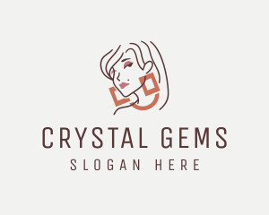 Elegant Feminine Jewelry logo design