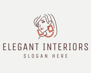 Elegant Feminine Jewelry logo design