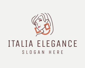 Elegant Feminine Jewelry logo design