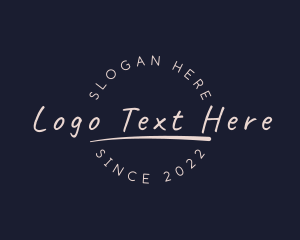 Feminine Handwritten Business logo design