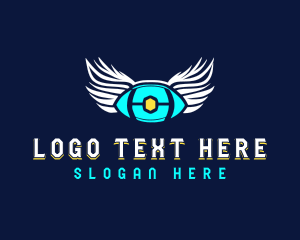 Football - Tournament Football Wings logo design
