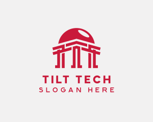 Temple Pillar Architect logo design