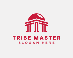 Temple Pillar Architect logo design