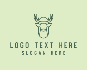 Zoology - Wild Deer Hunting logo design
