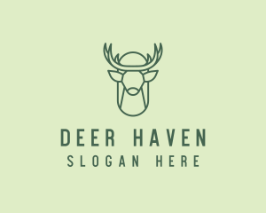 Wild Deer Hunting logo design