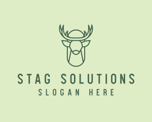 Wild Deer Hunting logo design