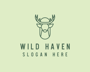 Wild Deer Hunting logo design