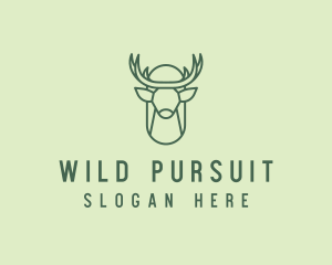 Hunting - Wild Deer Hunting logo design