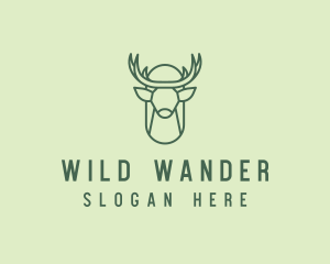 Wild Deer Hunting logo design