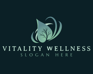 Natural Leaf Wellness logo design