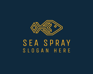 Sea Fish Restaurant logo design