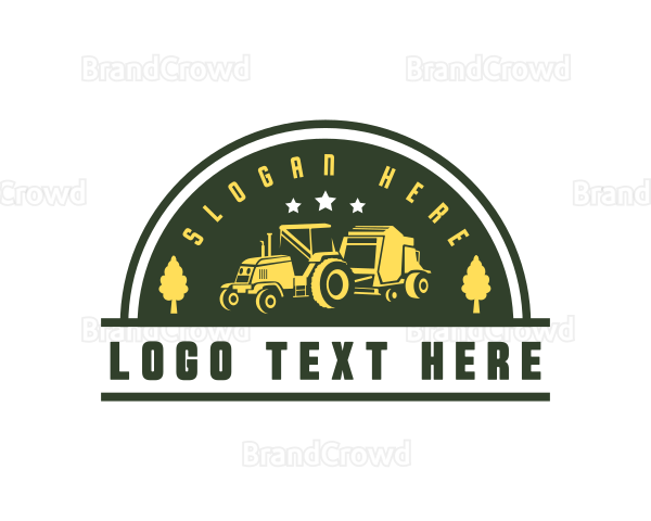Tractor Agricultural Farming Logo