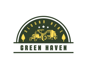 Tractor Agricultural Farming  logo design