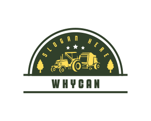 Countryside - Tractor Agricultural Farming logo design