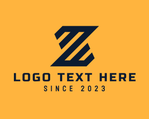 Black Yellow Letter Z Logo