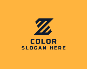 Modern Industrial Slant Logo