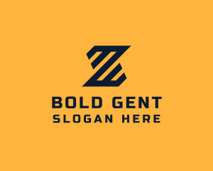 Modern Industrial Slant logo design
