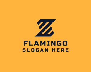 Modern Industrial Slant logo design