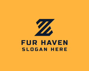 Modern Industrial Slant logo design