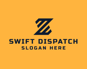 Modern Industrial Slant logo design