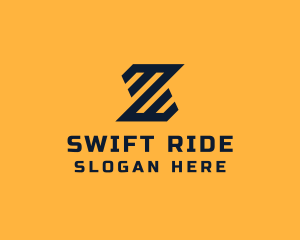 Taxi - Modern Industrial Slant logo design