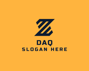 Modern Industrial Slant logo design