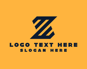 Modern Industrial Slant logo design