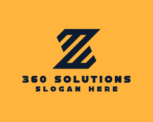 Modern Industrial Slant logo design