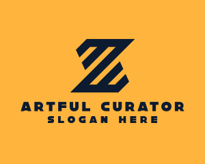 Modern Industrial Slant logo design